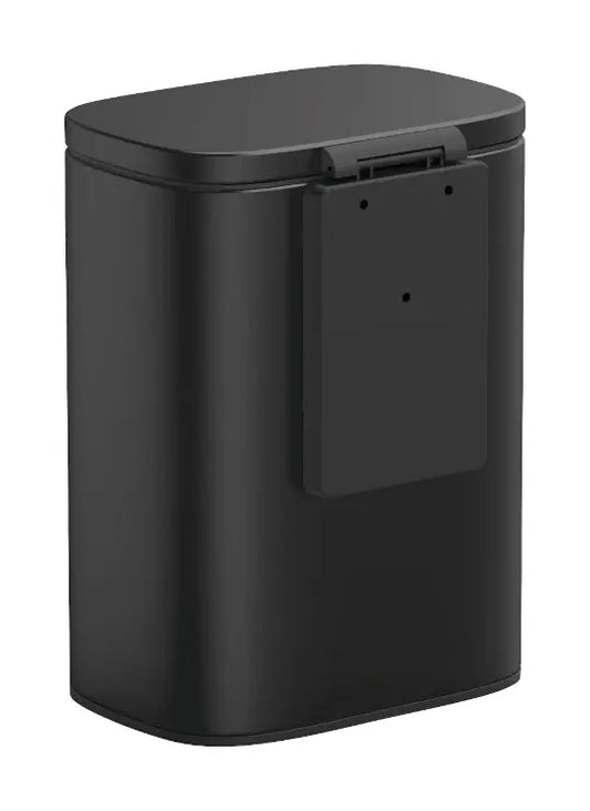 Wenko - Sare Wall-Mounted Cosmetic Bin 5L - Elegant Easy-Close Design 🖤