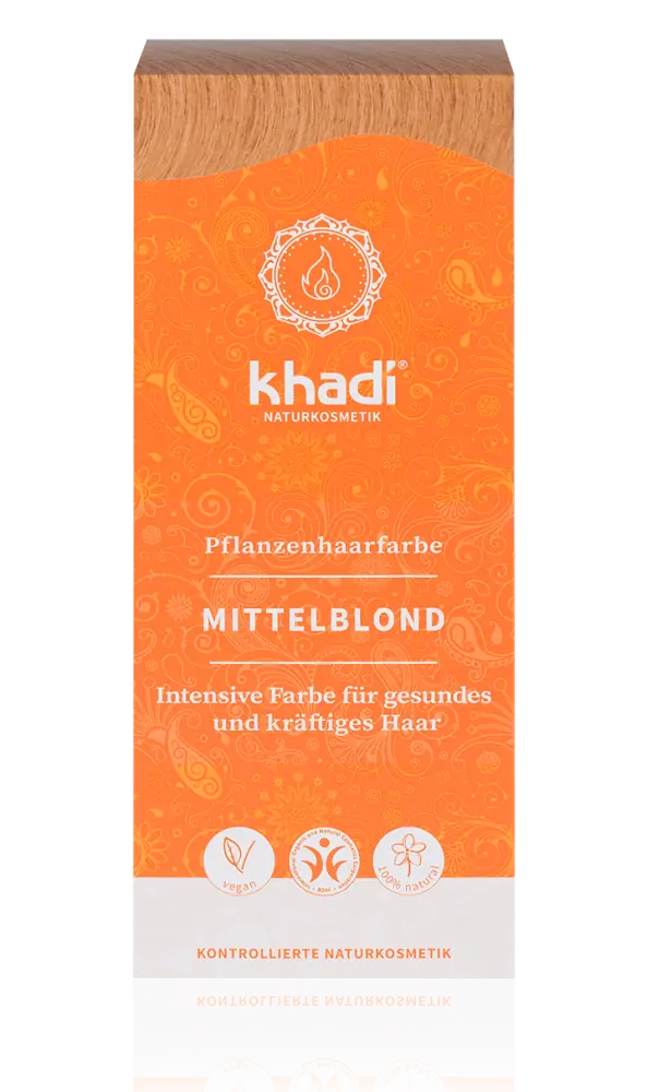 Khadi - Natural Hair Color Medium Blonde - Lush, Vegan Shine đżâ¨