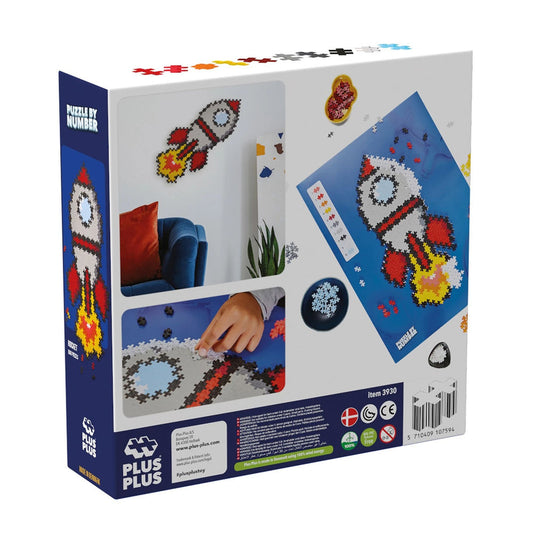 500 Kreativ Bausteine Puzzle Rakete