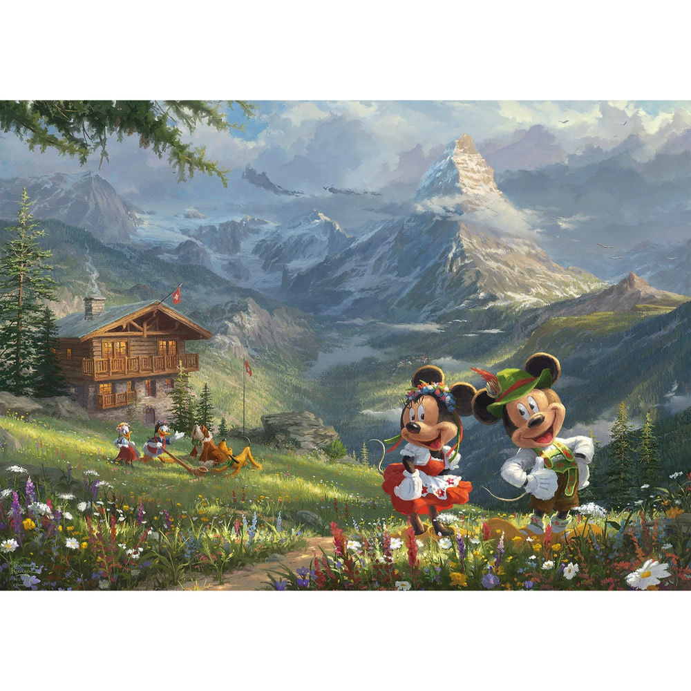 Disney Mickey & Minnie in den Alpen 1000 Teile