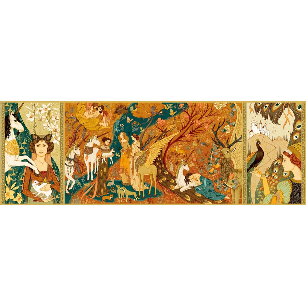 Djeco Puzzle Gallery Unicorn Garden, 500 Teile