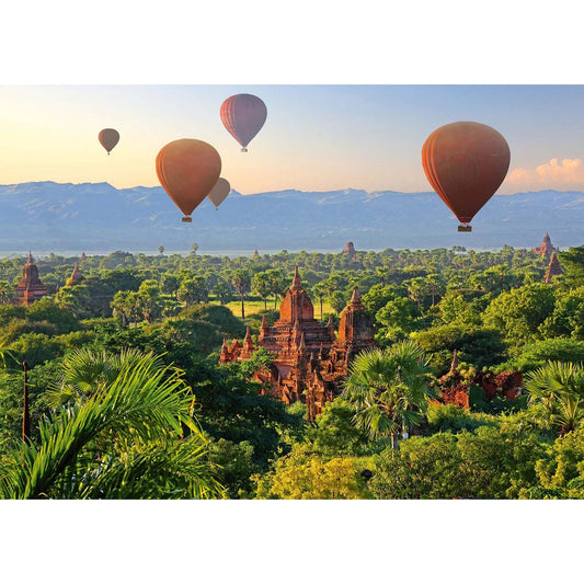 Heissluftballons Mandalay Myanmar 1000 Teile