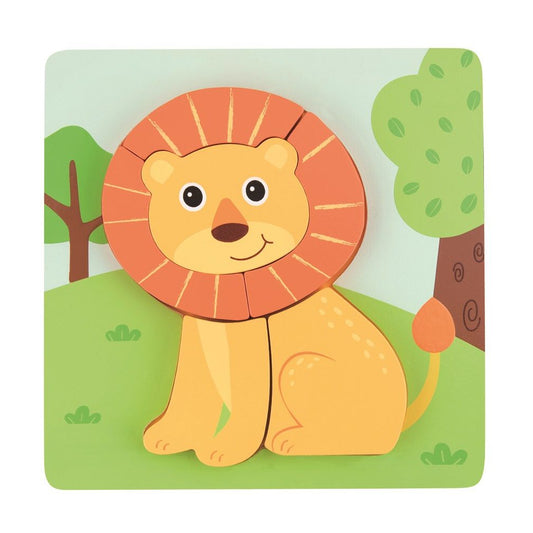 Puzzle Set mit 4 Tieren