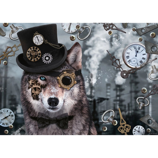 Steampunk Wolf 1000 Teile