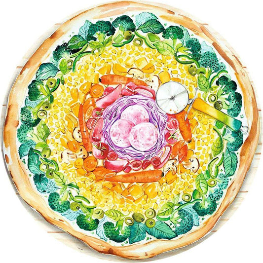 Circle of Colors Pizza