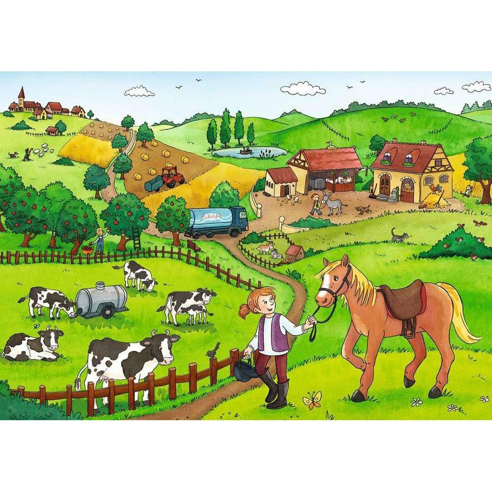 Fleissig auf dem Bauernhof