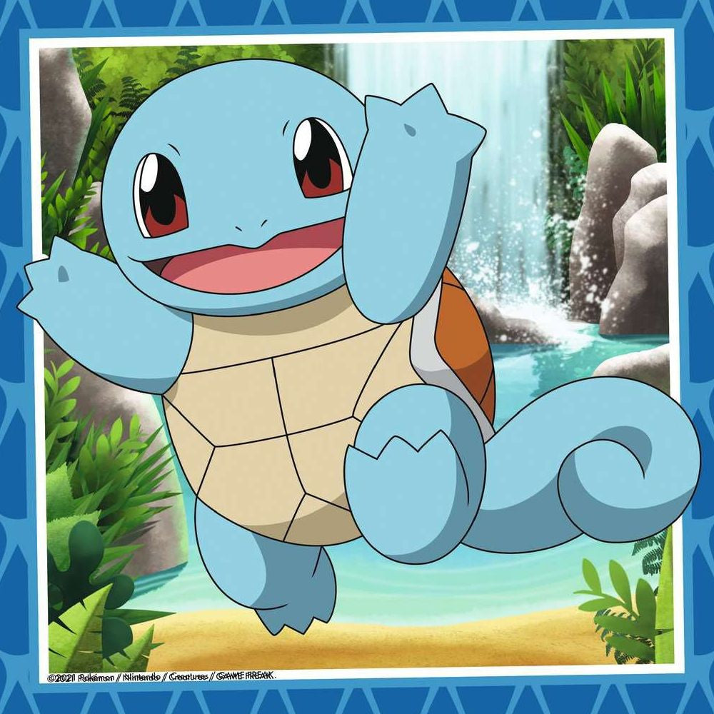 Glumanda, Bisasam und Schiggy