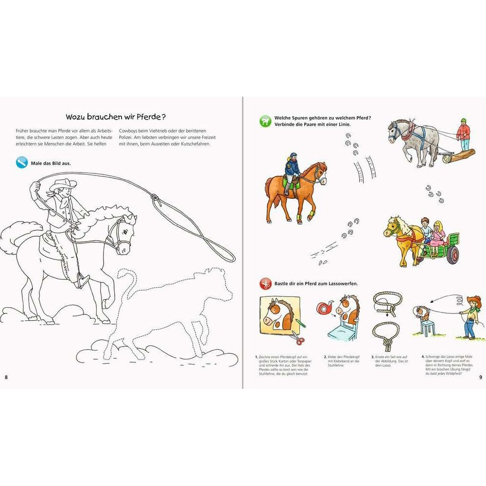 Wieso? Weshalb? Warum? aktiv-Heft: Pferde