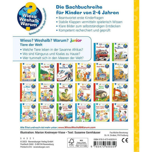 Wieso? Weshalb? Warum? junior, Band 73: Tiere der Welt