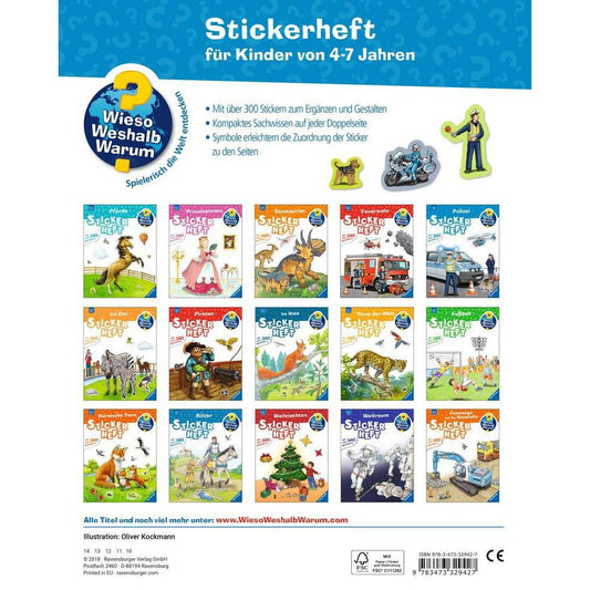 Perché? Per cosa? Come mai? Album di adesivi: Polizia