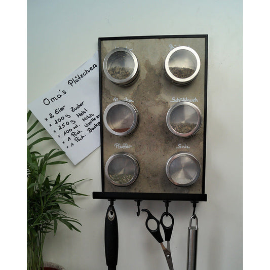 Schiefertafel Magnetisch mit Ablage "Skin Mountain", 20x30cm