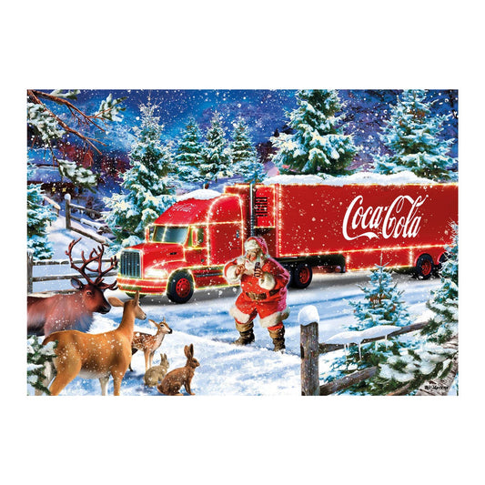 Coca Cola Christmas-Truck 1000 Teile