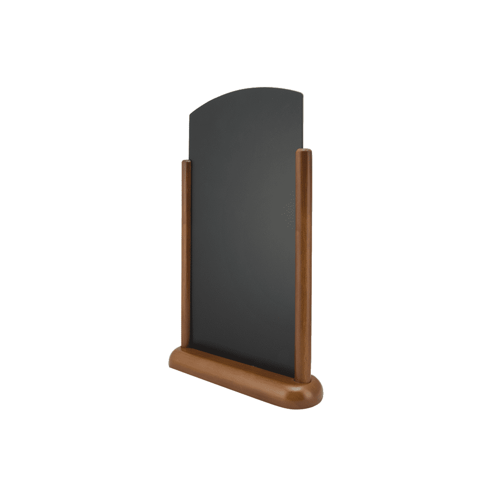 Securit® Tischkreidetafel mit Holzrahmen, Dunkelbraun, 20x30cm - Tischaufsteller / Tags - Speedjust Schweiz