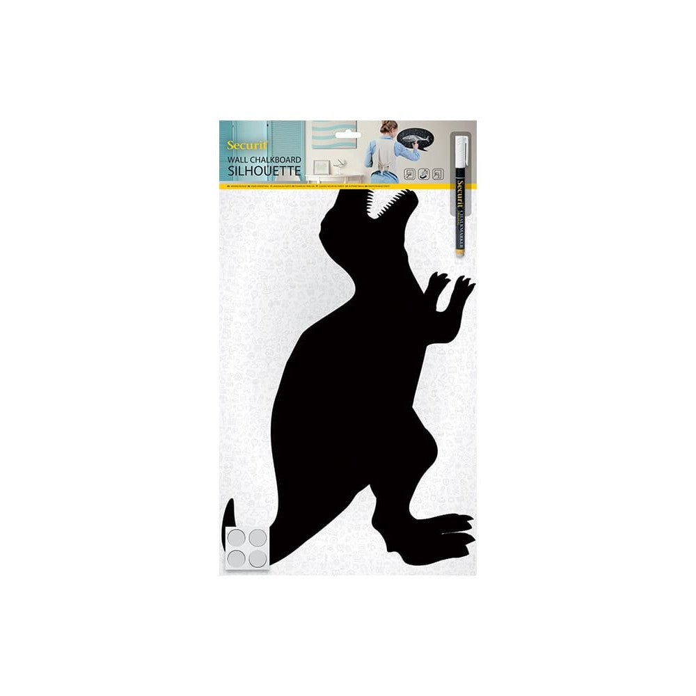Securit® Wandkreidetafel Silhouette Dino, 48x39cm - Wandtafel - Speedjust Schweiz