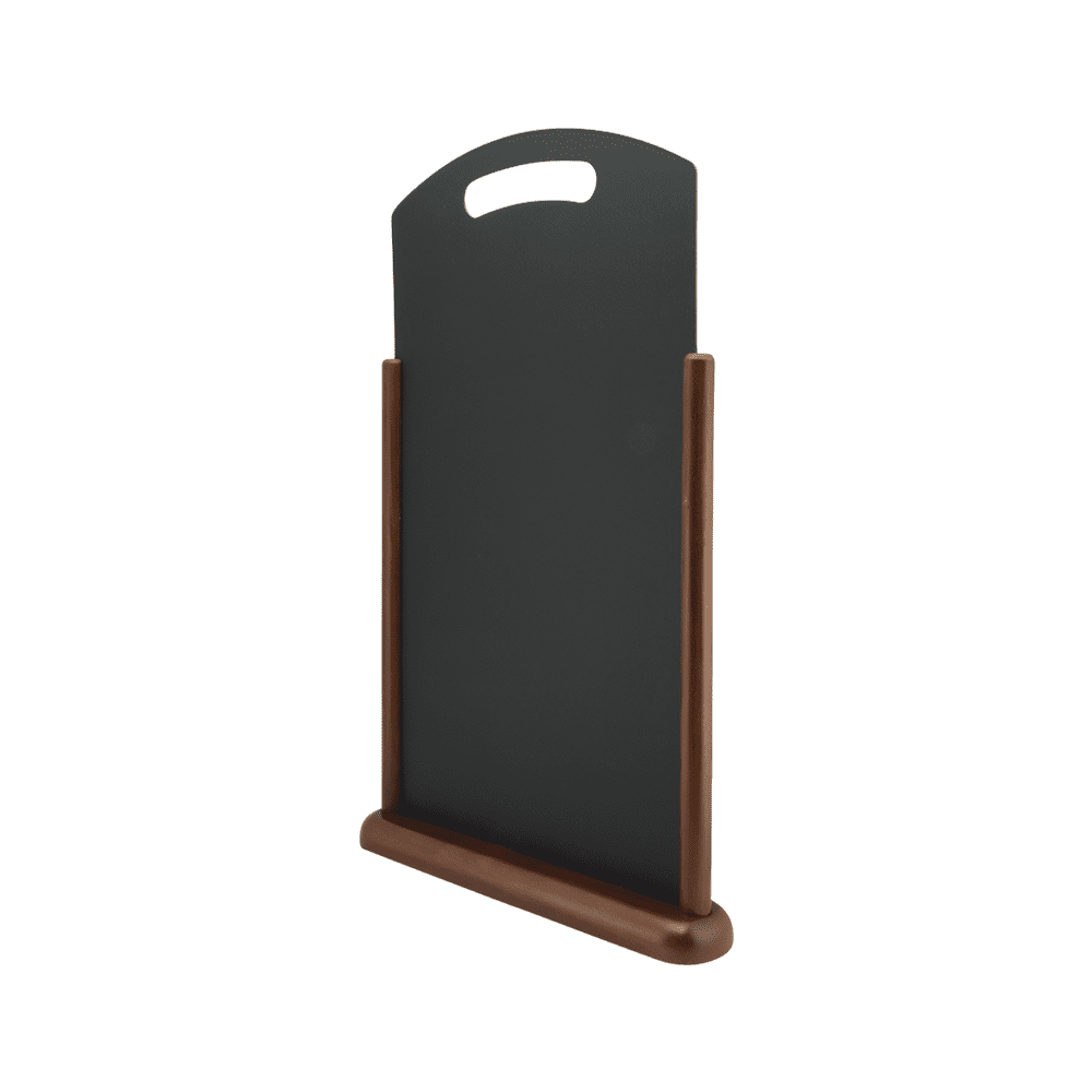 Securit® XXL Tischkreidetafel mit Holzrahmen Dunkelbraun, mit Griff, 35x54cm - Tischaufsteller / Tags - Speedjust Schweiz