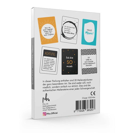 Meilensteinkarten Schwangerschaft