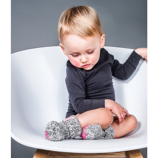 Wolle Babysocken Fairy Tale, Anti-Rutsch, Kniesocke