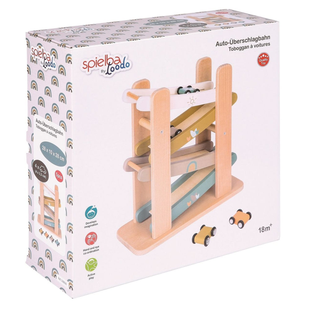 Pista di ribaltamento auto