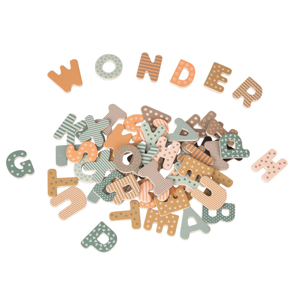 Lettere magnetiche, 60 pezzi.