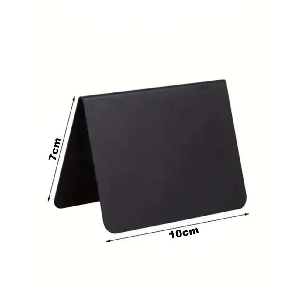 Mini Tischkreidetafel | A-Aufsteller, 10er Set