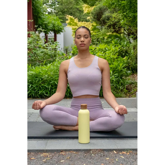 Trinkflasche Edelstahl Wood Edition