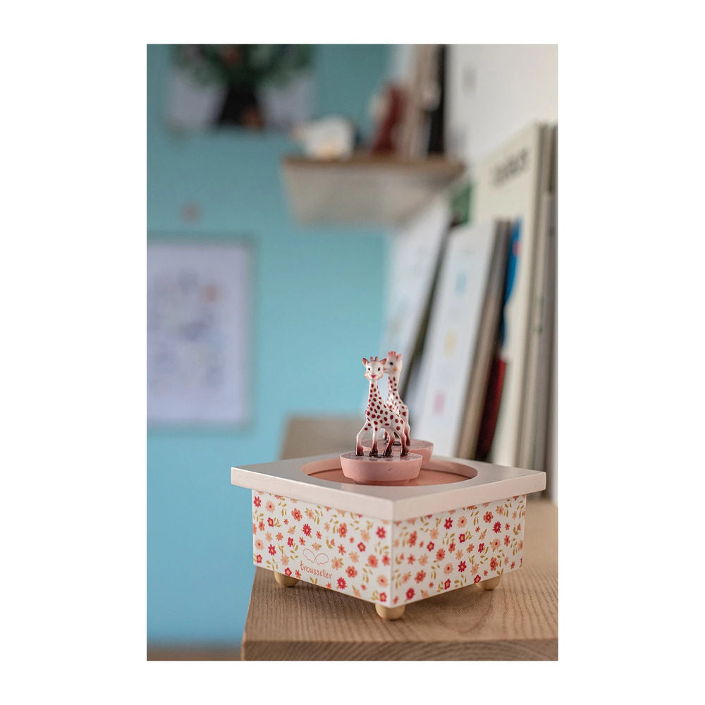 Carillon danzante Sophie la Giraffa, fiori magnetici