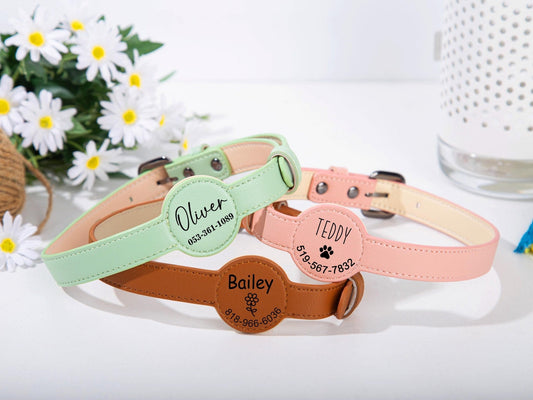 VicoTrack AirTag-Halsband mit Gravur (personalisierbar)