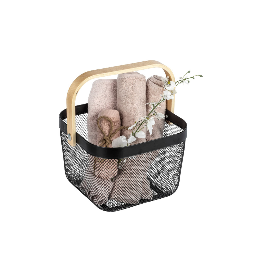 Badkorb mit Griff Bambusa