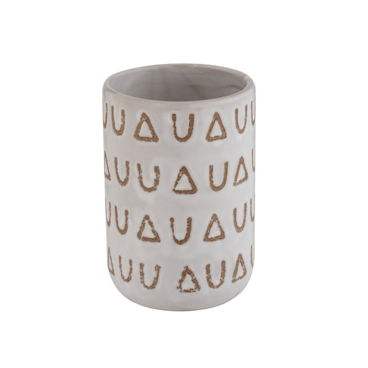 Porta spazzolino in ceramica Avila