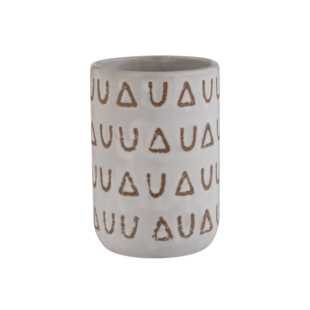 Porta spazzolino in ceramica Avila