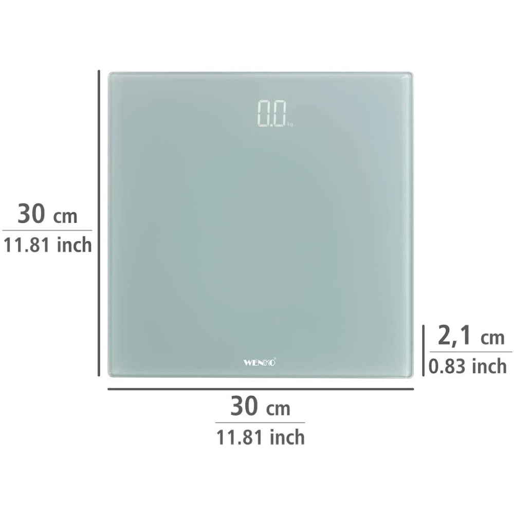 Personenwaage LED, grau