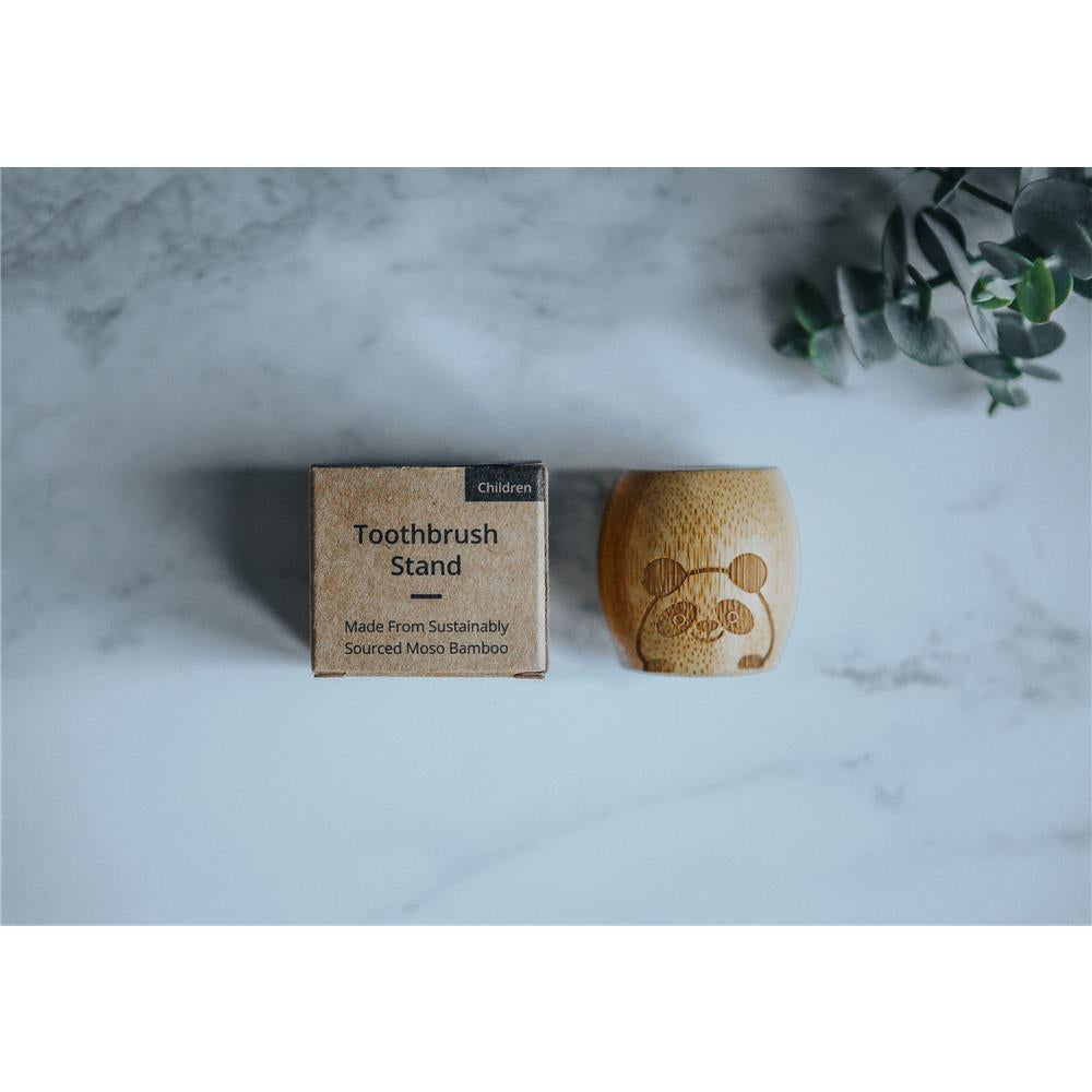 Zahnbürstenständer aus Bambus, Kinder