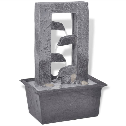 Zimmerbrunnen mit LED - Licht Polyresin - Brunnen & Wasserfälle - Speedjust Schweiz