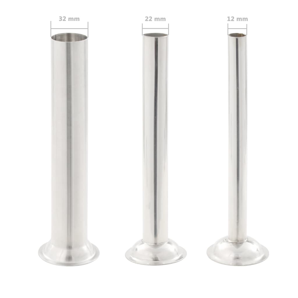 Manueller Wurstfüller Silbern 10 L Edelstahl