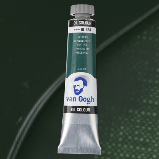 Van Gogh Ölfarbe – Tannengrün 654 – 20 ml