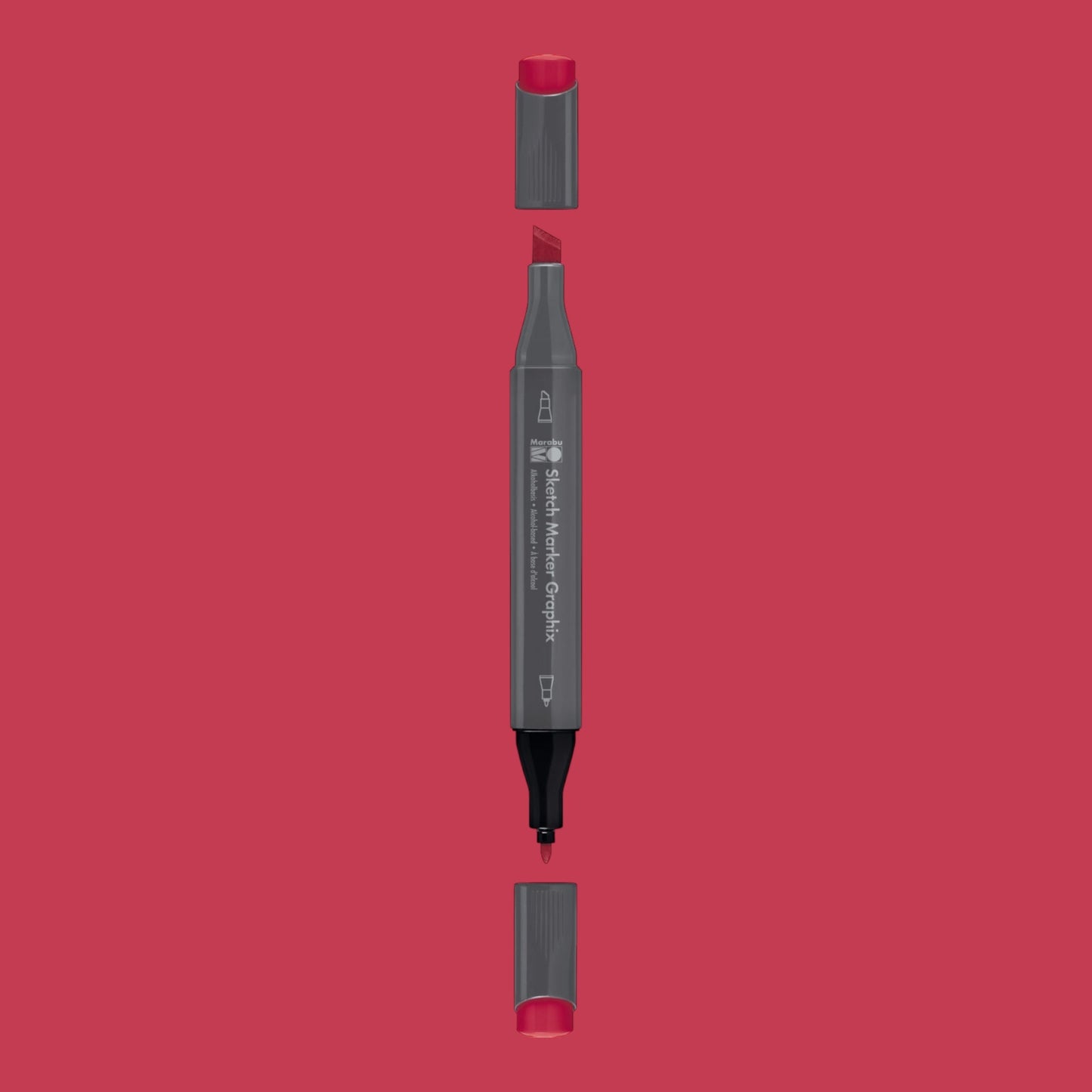 Marabu Sketch Marker Graphix. Kadmiumrot mittel 937
