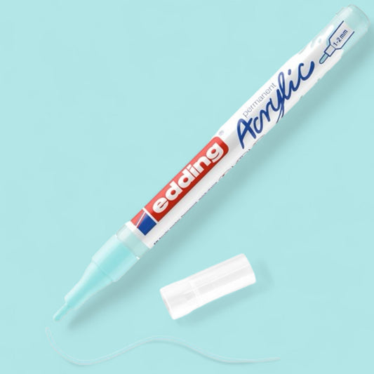 Edding 5300 Acrylmarker pastellblau 916 , Rundspitze 1-2 mm