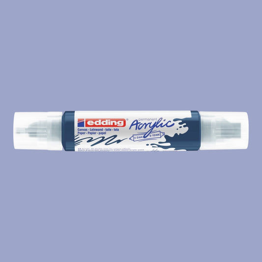 Edding 5400 Acryl 3D Double Liner Nachtblau 933 , Tubenspitze 2-3 mm . 5-10 mm