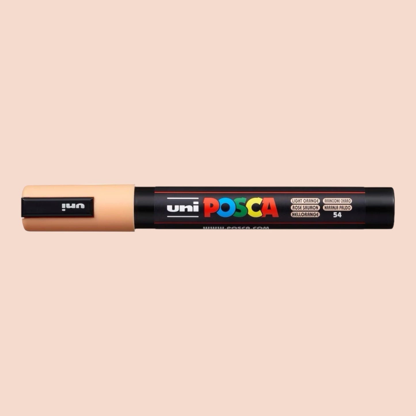 Uni Posca PC-5M Acrylmarker 1.8-2.5mm Hellorange 54