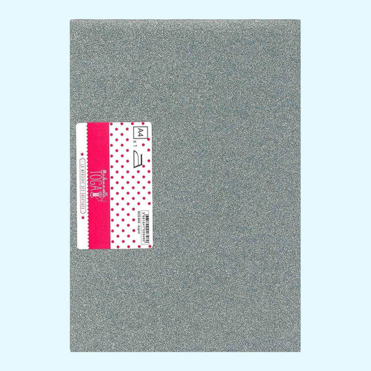 Mademoiselle TOGA – Bügelfolie mit Glitzer - Silber , A4