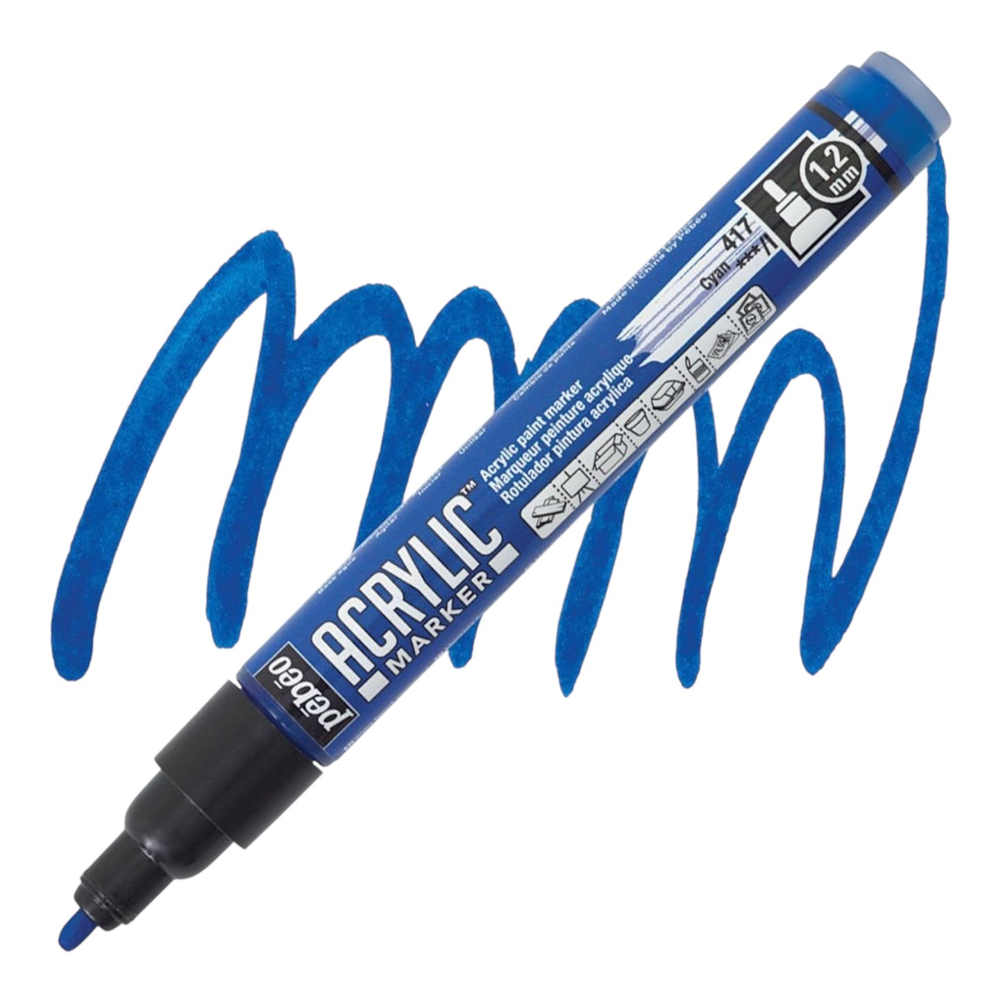 Pébéo Acrylic Marker – Cyan 17