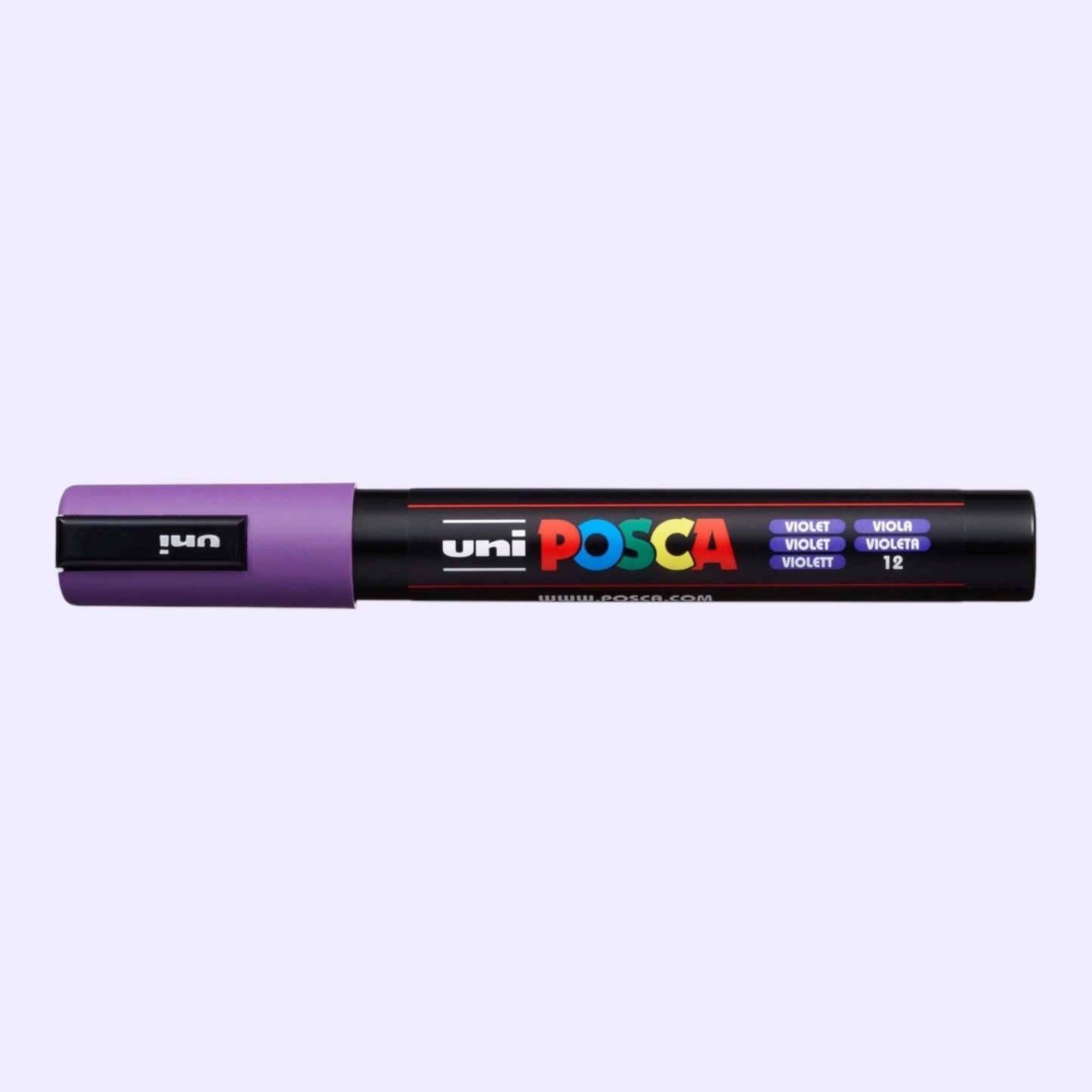 Uni Posca PC-5M Acrylmarker 1.8-2.5mm Violett 12