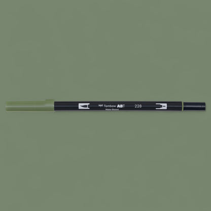Tombow ABT Dual Brush Pen 228 grey green