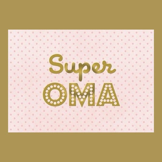 Postkarte.  Super Oma