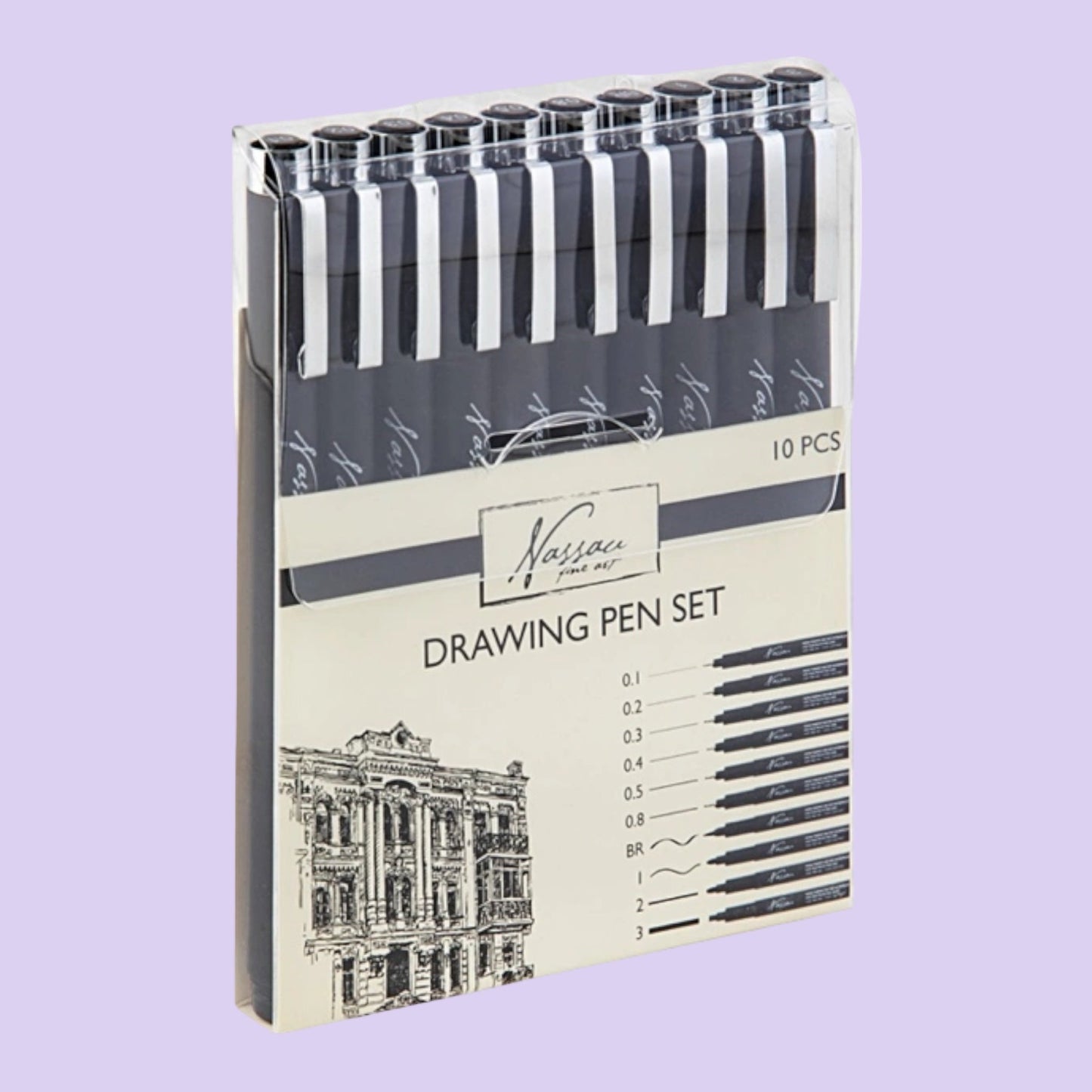 Nassau . Fineliner Drawing pen , 10er