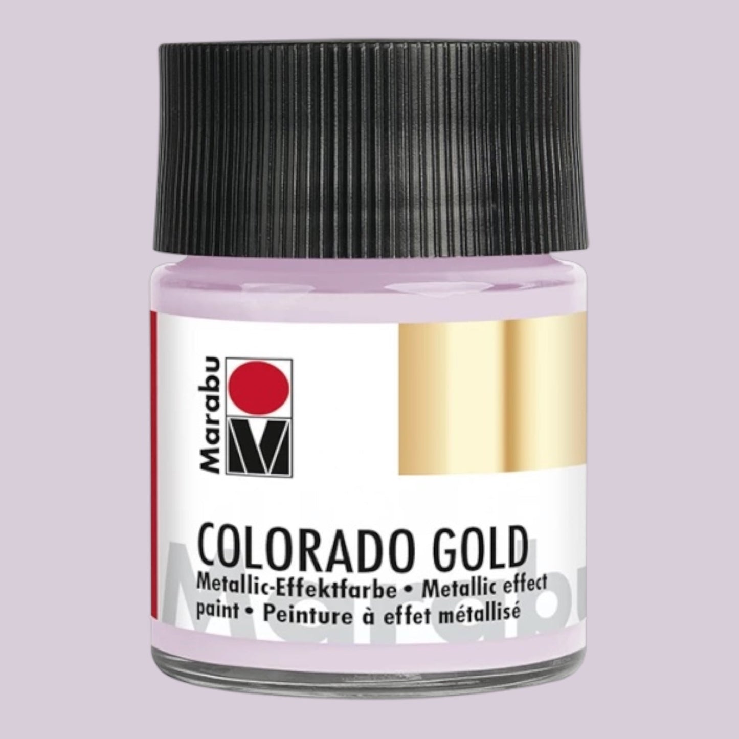 Marabu Colorado Gold Metallic-Effektfarbe , Flieder-Silber  756