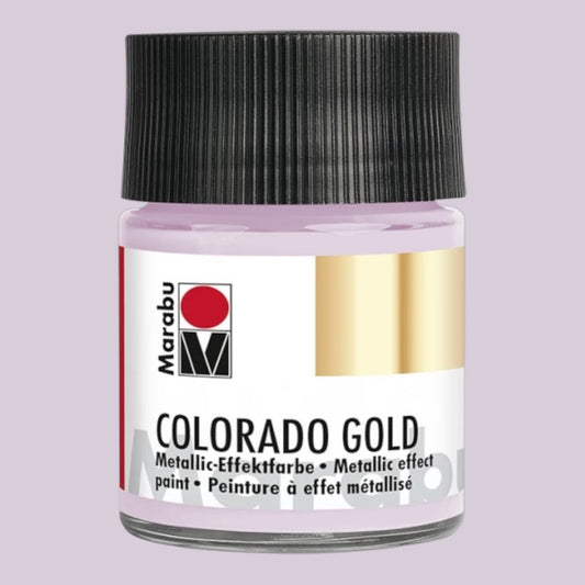 Marabu Colorado Gold Metallic-Effektfarbe , Flieder-Silber  756