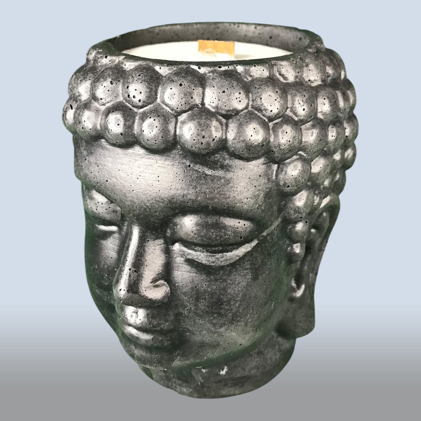 Goleo Sojakerze „Buddha“ – Duftkerze im Beton-Design N 500