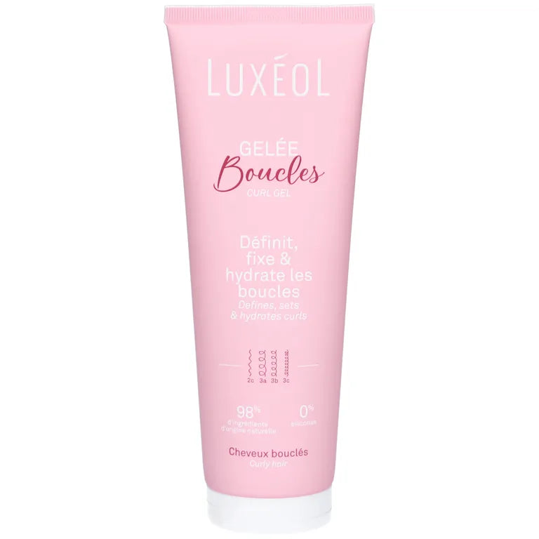 Luxéol Curl Defining Gel for Curly Hair – Hydration &amp; Hold – 250 ml