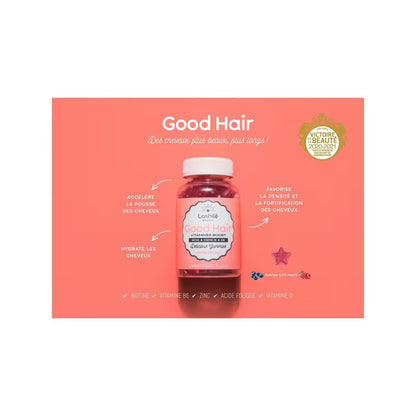 Lashilé Beauty Good Hair – Beauty, Growth, and Strengthening of Hair (Vitamin Gummies) – 3 boxes.